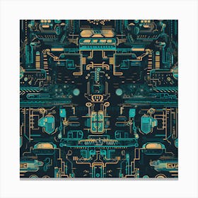 Futuristic Background 2 Canvas Print