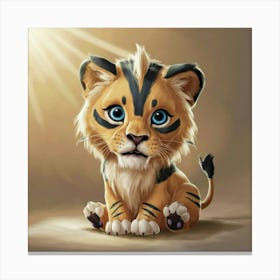 Tiger Cub Canvas Print