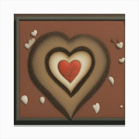 Heart Of Gold 4 Canvas Print