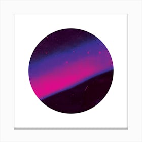 Purple Planet Canvas Print