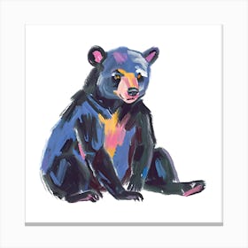 Black Bear 01 Canvas Print