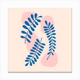 Frond 3 Square Canvas Print