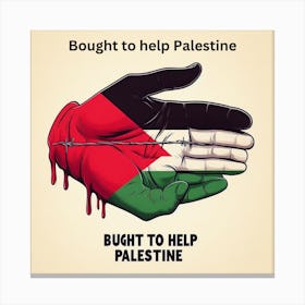 Bought To Help Palestine Canvas Print