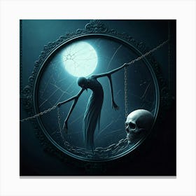 Ghost In A Mirror Canvas Print