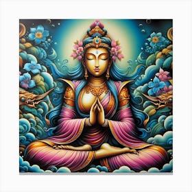 Buddha Painting Canvas Print