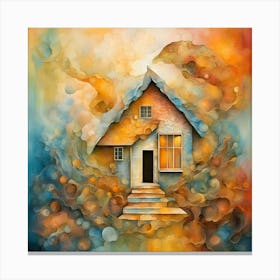 House In The Sky Canvas Print