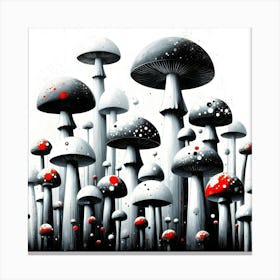 Mushrooms Canvas Print