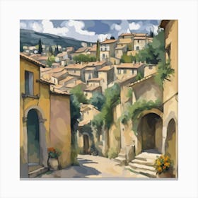 Gardanne, Paul Cézanne Canvas Print