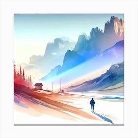 Landscape Painting 72 Canvas Print