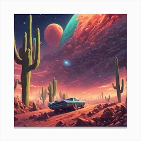 Cactus Desert 8 Canvas Print
