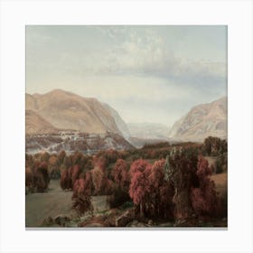 View Of The Valley Canvas Print