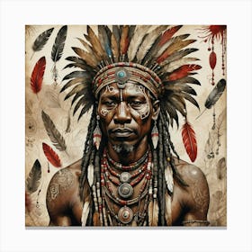 Indian Chief Canvas Print