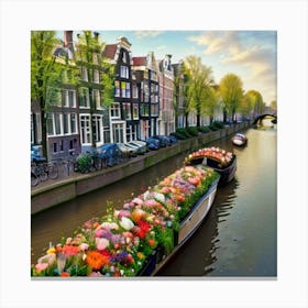 Amsterdam Canals 1 Canvas Print