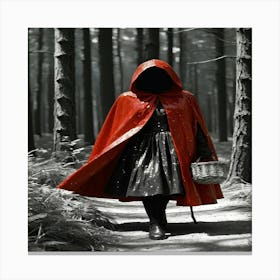 Red Riding Hood 4 Canvas Print