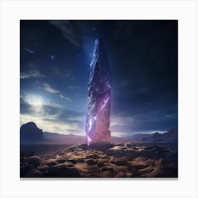 Lightning In The Sky Canvas Print