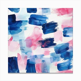 Watercolor Brushstrokes 3 Canvas Print