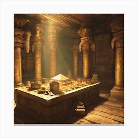 Egyptian Room Canvas Print