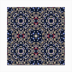 Pixel Pattern 10 Canvas Print