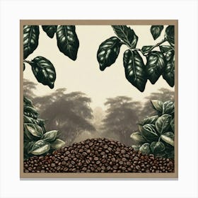 Coffee Beans 16 Canvas Print