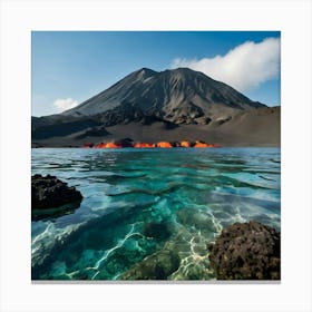 Lava Lake Canvas Print