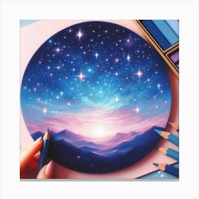 Starry Sky Canvas Print