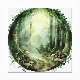 Forest Path 5 Canvas Print