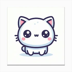 Kawaii Cat 2 Canvas Print