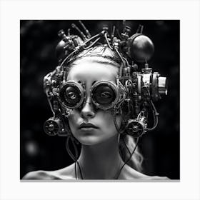 Steampunk Girl 25 Canvas Print