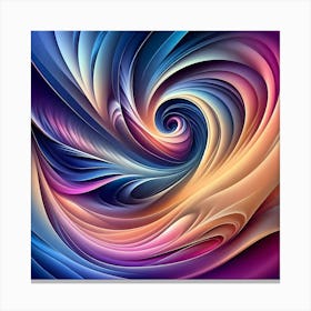 Abstract Swirl 2 Canvas Print