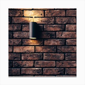 Brick Wall With Light (wall art ) Canvas Print