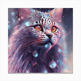 Galaxy Cat Canvas Print