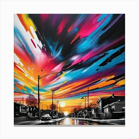 Street Art 3 Canvas Print