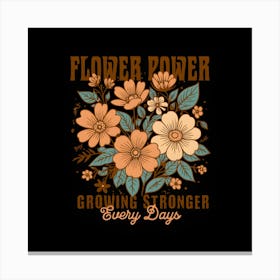 Flower Power Canvas Print