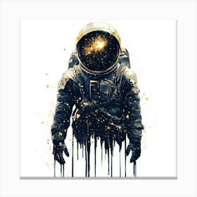 Astronaut Painting.Generated AI. Wall Art Print Canvas Print