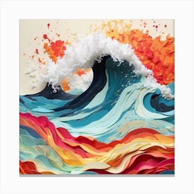 Paper Art Canvas Print