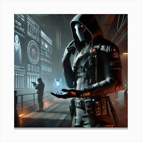 A Sci Fi Character Depiction Of Specter Canvas Print