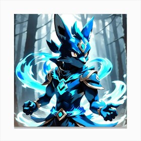 Ice fox 1 Canvas Print