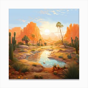 Desert Landscape 4 Canvas Print