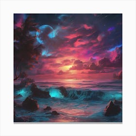 Ocean Sunset Canvas Print