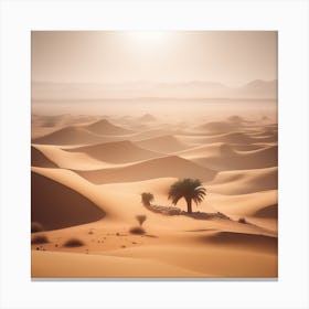 Desert Landscape - Desert Stock Videos & Royalty-Free Footage 21 Canvas Print