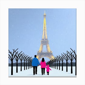 Paris Eiffel Tower 11 Canvas Print