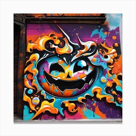 Spooky Pumpkin Canvas Print