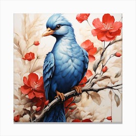 Blue Bird Canvas Print