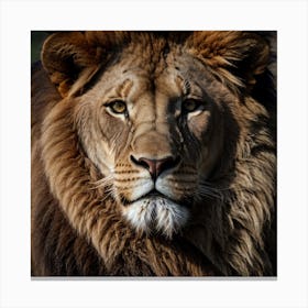 Lion Portrait Canvas Print