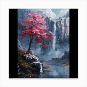 Tree In The Water Canvas Print