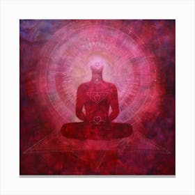 Meditating Man 1 Canvas Print