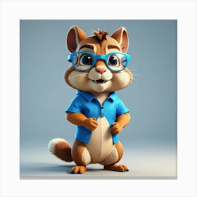 Chipmunk 10 Canvas Print