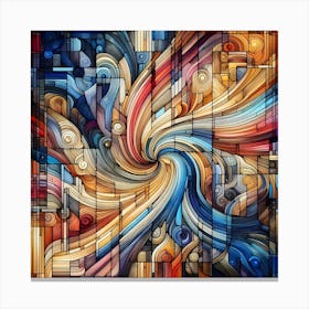 Abstract Abstract Painting 1 Canvas Print