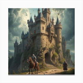 Witcher Castle Canvas Print