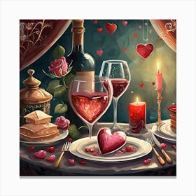 Valentine'S Day 4 Canvas Print